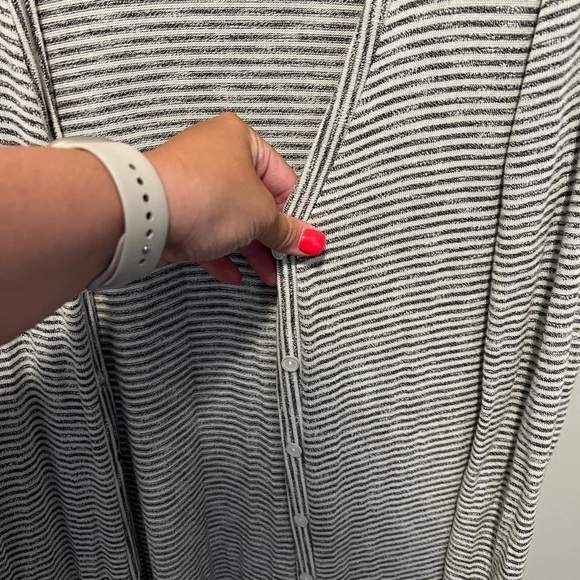 Sadie & Sage Striped Extra Long Cardigan - Picture 4 of 6